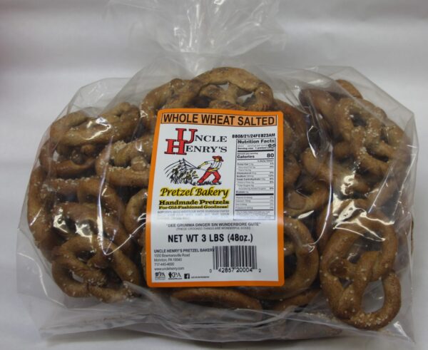 3 lb. Bag of Whole Wheat Salted Pretzels